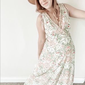 Eva Mendes Floral Maci Wrap Dress